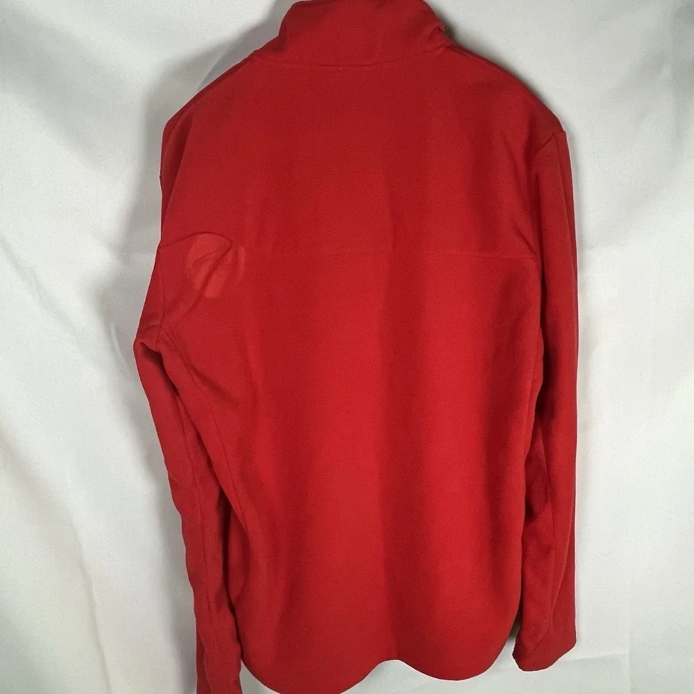Rossingol Red Fleece Men's M Duck Logo Premium Warmth Collection Skiing Outdoors